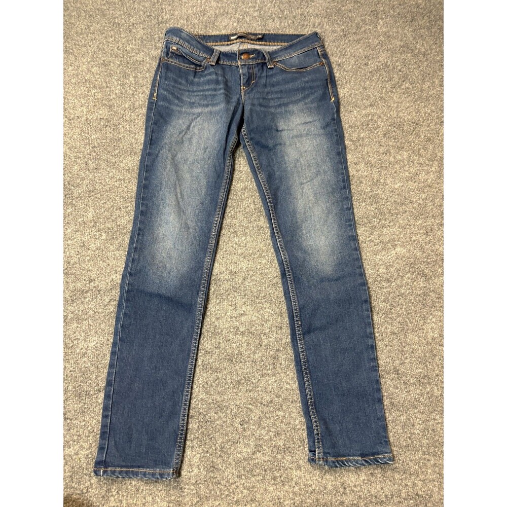 Levi's Demi Curve Skinny Jeans Juniors 7 30x29 Blue Low Rise Stretch Denim